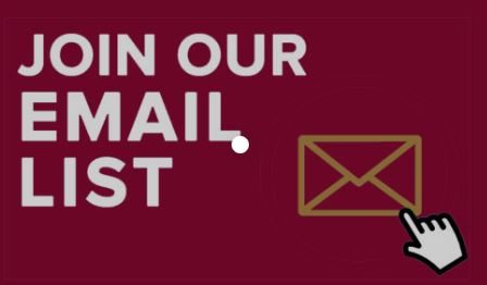Join our free email list to get free coupons
